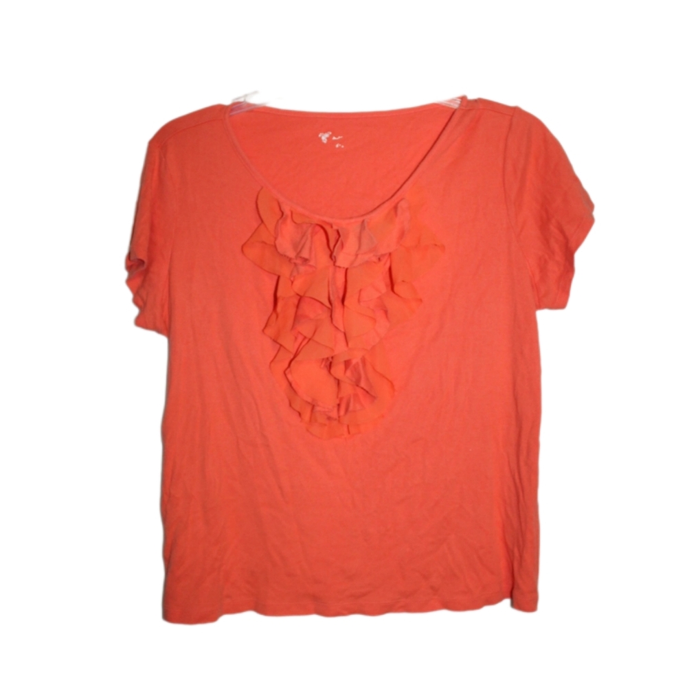 Women's Ruffle Short Sleeve Top - Picture 4 of 11